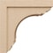 Ekena Millwork 10"W x 20"D x 20"H Classic Warren Rough Cedar Woodgrain TimberThane Corbel, Primed Tan CORUR10X20X20WARRCPR - alternate 2